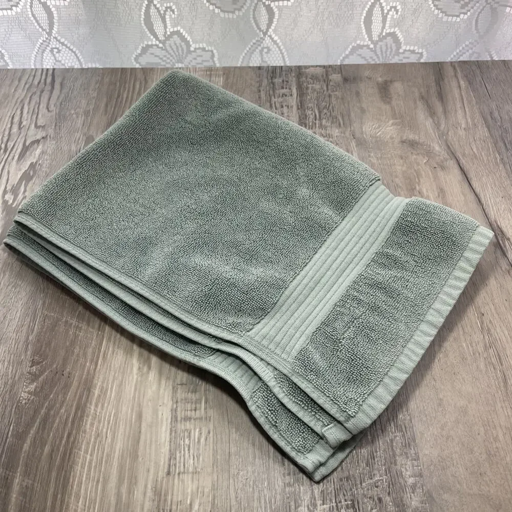 Ralph Lauren Hand Towel Stone Blue 100% Cotton 21